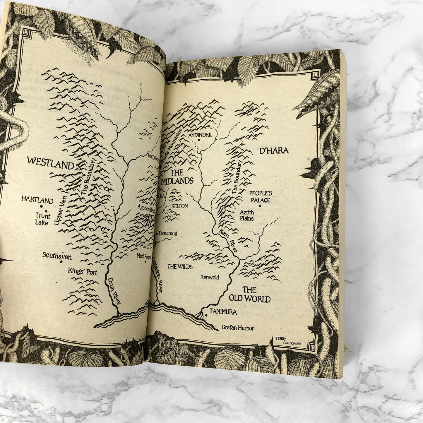 Temple of the Winds by Terry Goodkind [FIRST PAPERBACK PRINTING] 1998