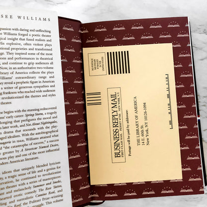 Plays: 1937-1955 by Tennessee Williams [LIBRARY OF AMERICA] - Bookshop Apocalypse