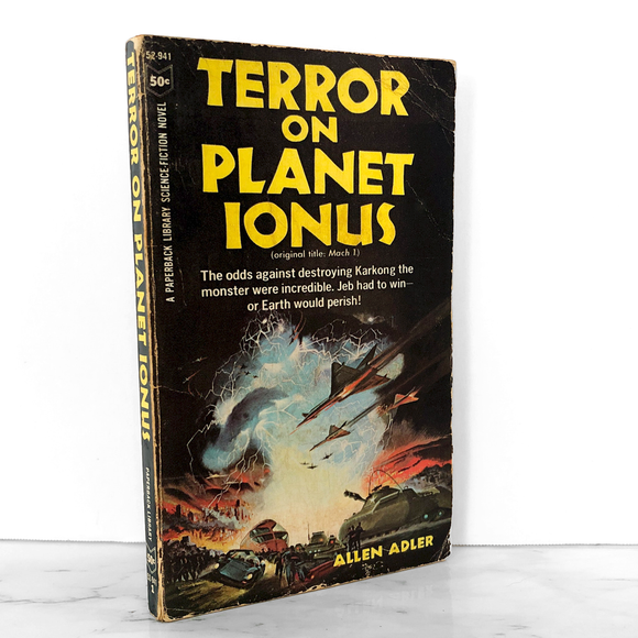 Terror on Planet Ionus by Allen Adler [1966 PAPERBACK]
