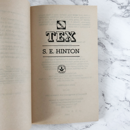 Tex by S.E. Hinton [1982 PAPERBACK] - Bookshop Apocalypse
