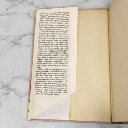 The BFG by Roald Dahl [U.K. FIRST EDITION] 1985 • 5th Printing • Jonathan Cape