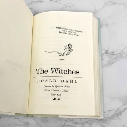 The Witches by Roald Dahl [U.S. FIRST EDITION] 1983 • Rare Library Binding