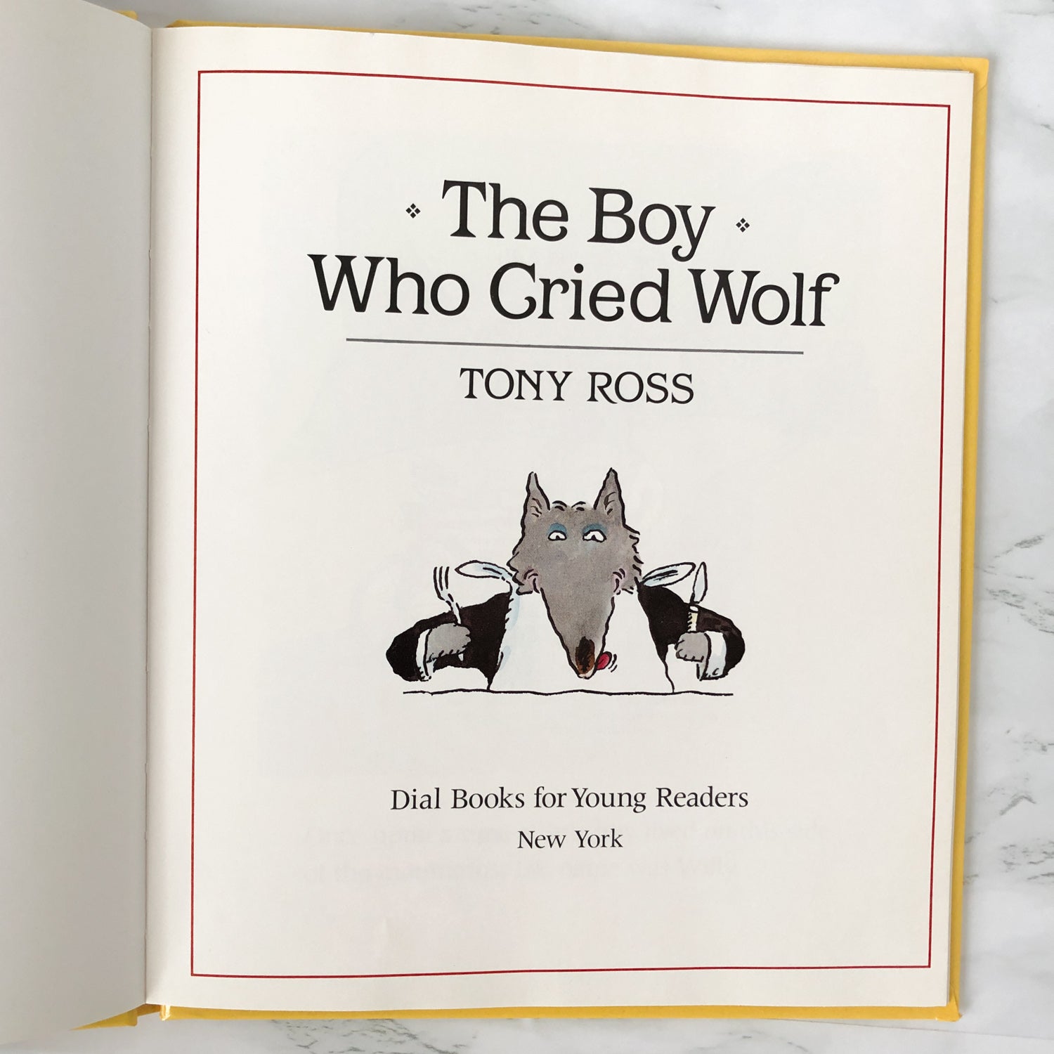 The Boy Who Cried Wolf by Tony Ross [1985 FIRST EDITION] - Bookshop Apocalypse