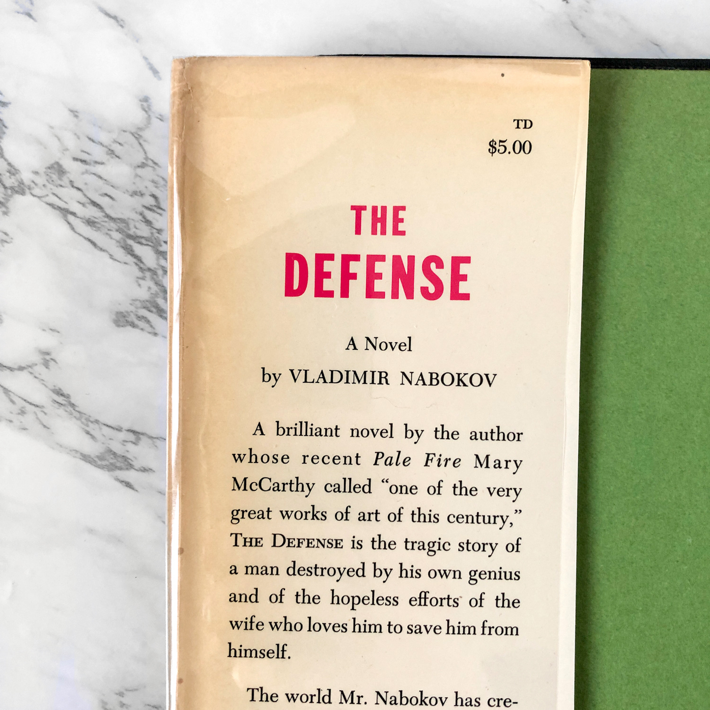 The Defense by Vladimir Nabokov [FIRST EDITION / FIRST PRINTING] - Bookshop Apocalypse