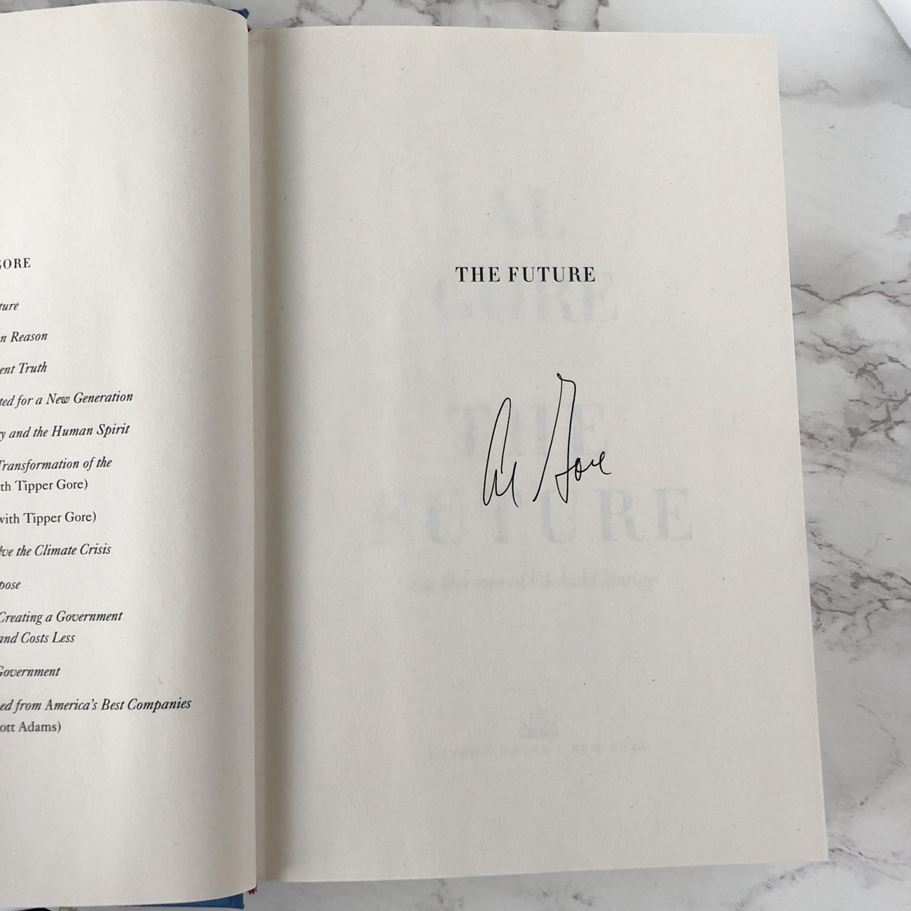 The Future by Al Gore [SIGNED FIRST PRINTING] - Bookshop Apocalypse