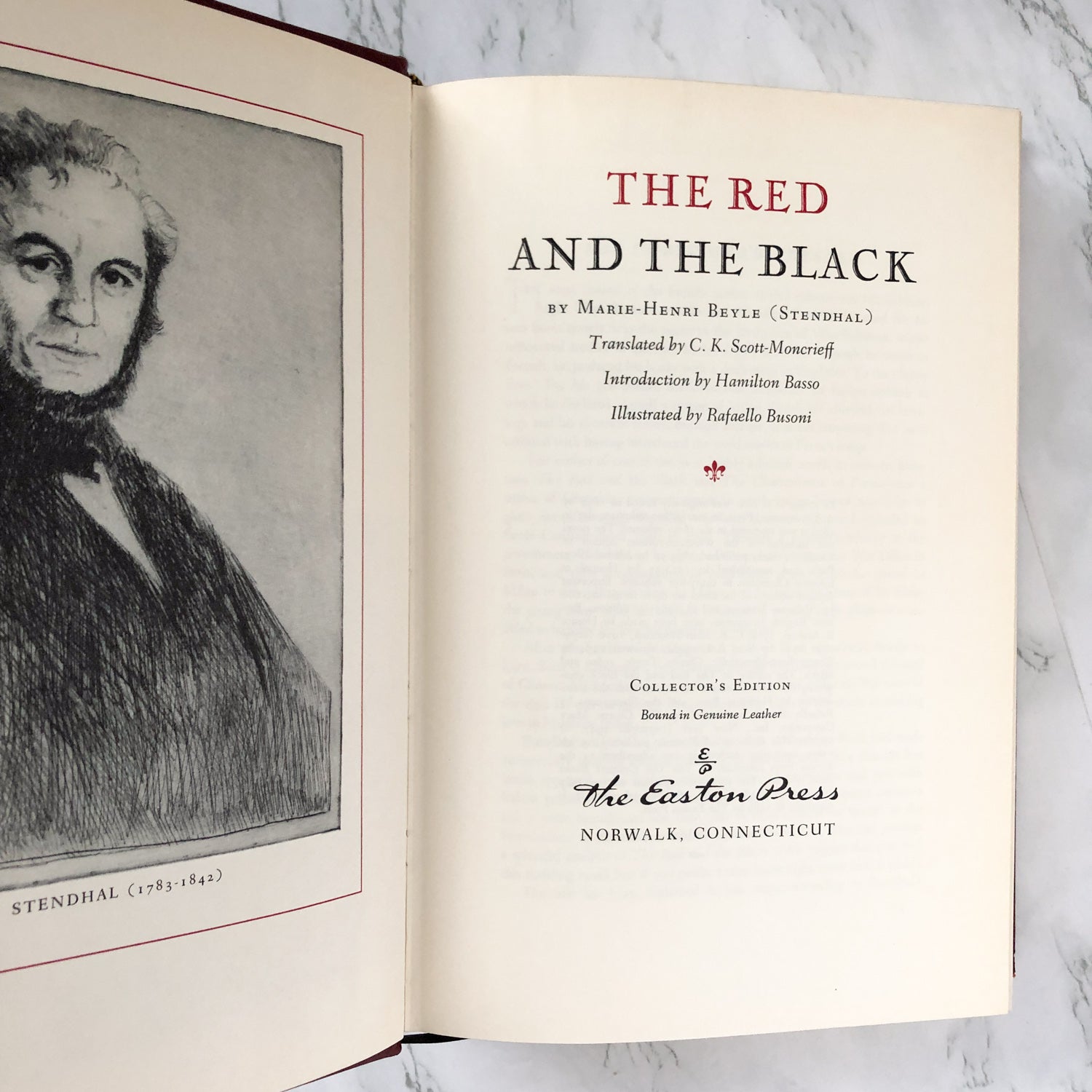 The Red and The Black by Stendhal [THE EASTON PRESS] - Bookshop Apocalypse