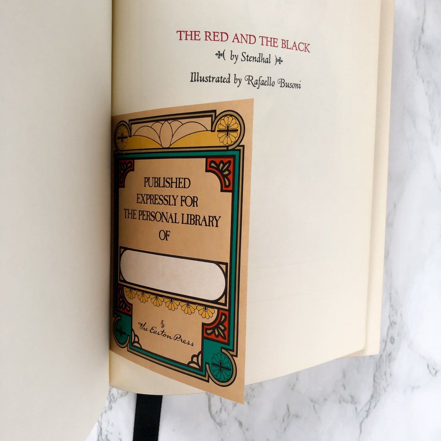 The Red and The Black by Stendhal [THE EASTON PRESS] - Bookshop Apocalypse