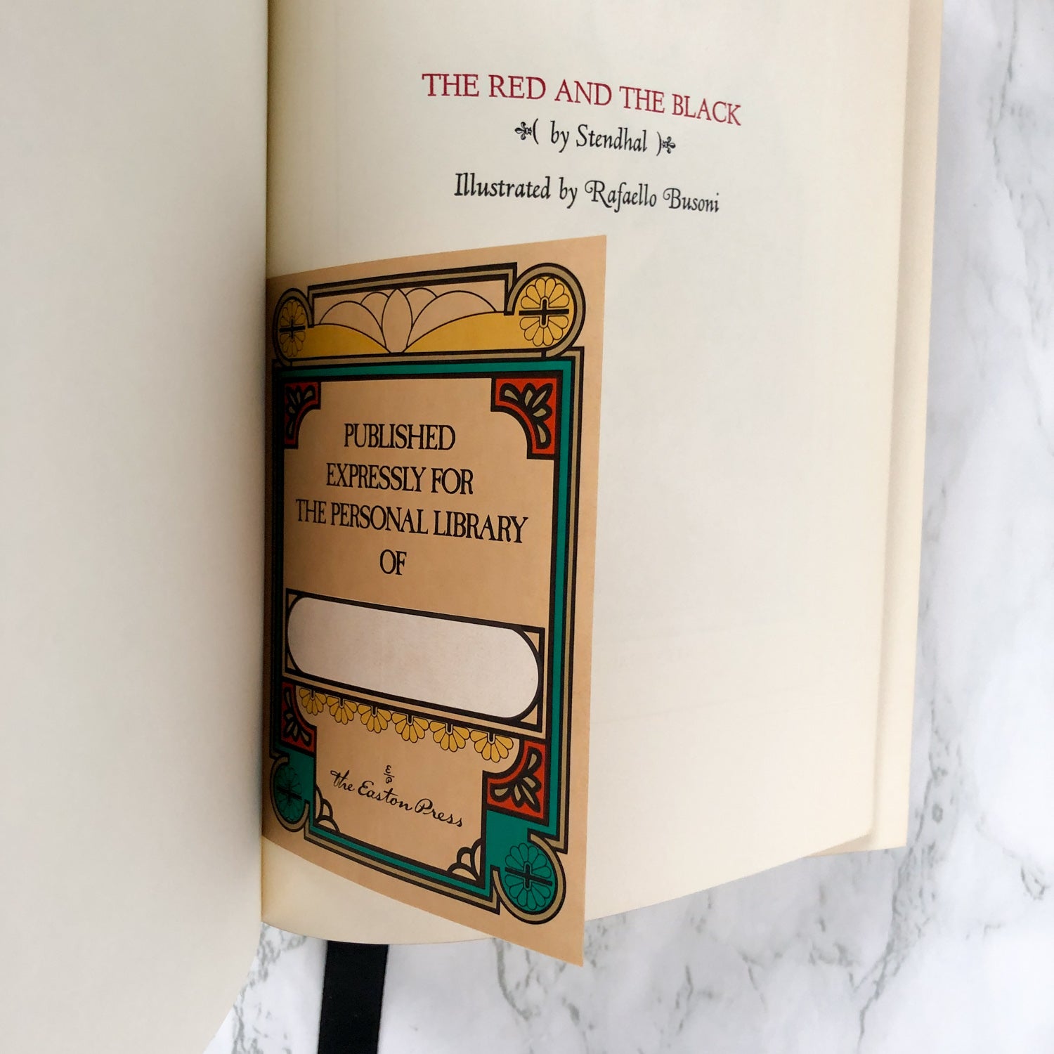 The Red and The Black by Stendhal [THE EASTON PRESS] - Bookshop Apocalypse