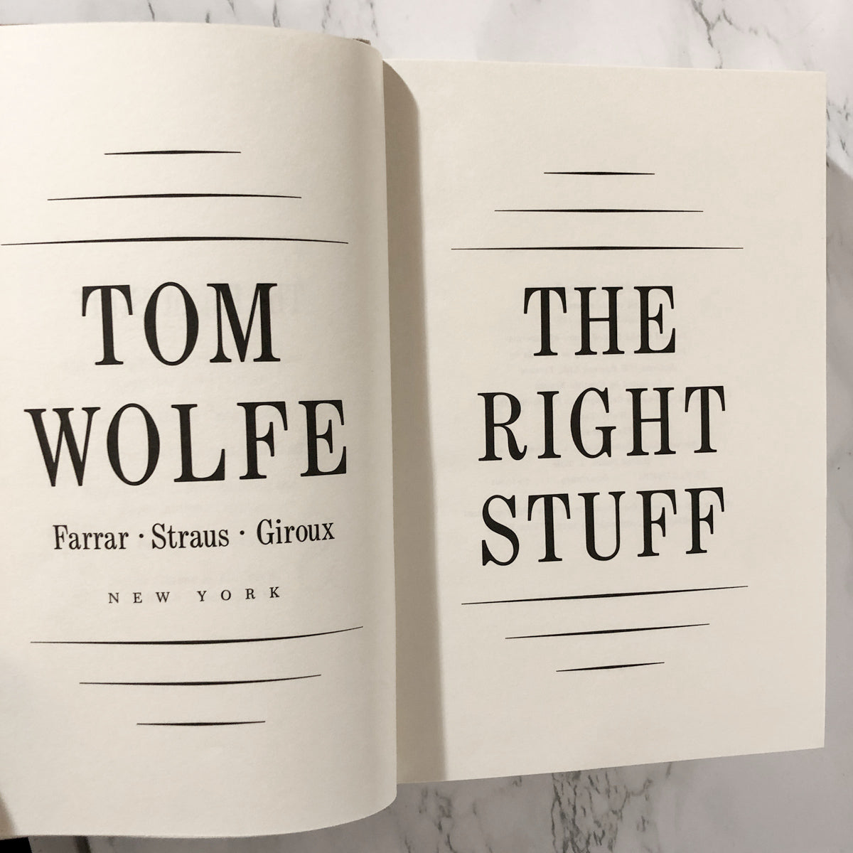 The Right Stuff by Tom Wolfe [FIRST EDITION] - Bookshop Apocalypse