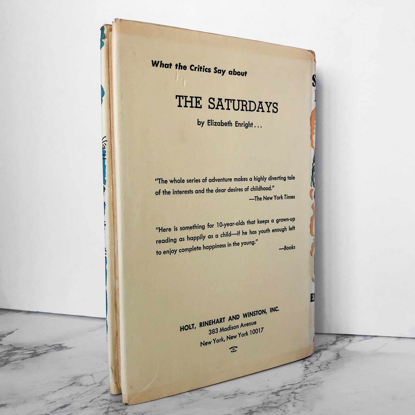 The Saturdays by Elizabeth Enright [FIRST EDITION] - Bookshop Apocalypse