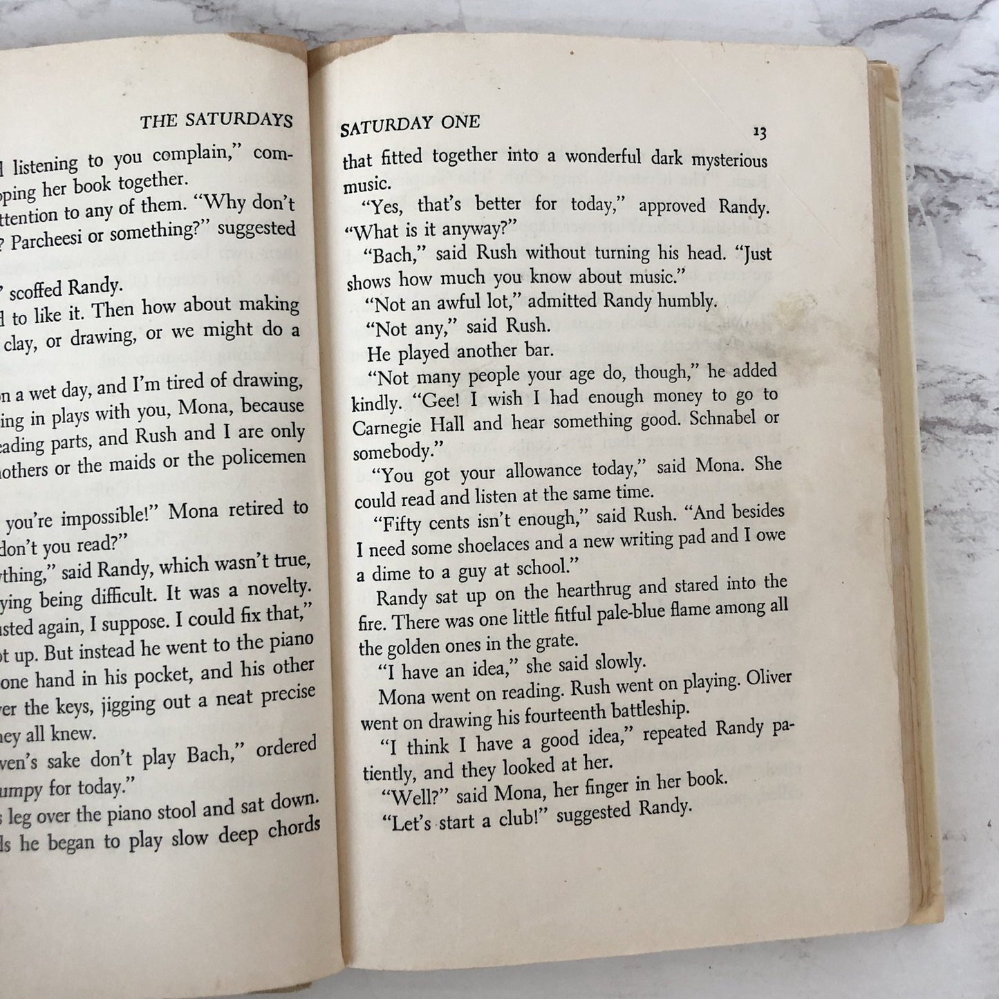 The Saturdays by Elizabeth Enright [FIRST EDITION] - Bookshop Apocalypse