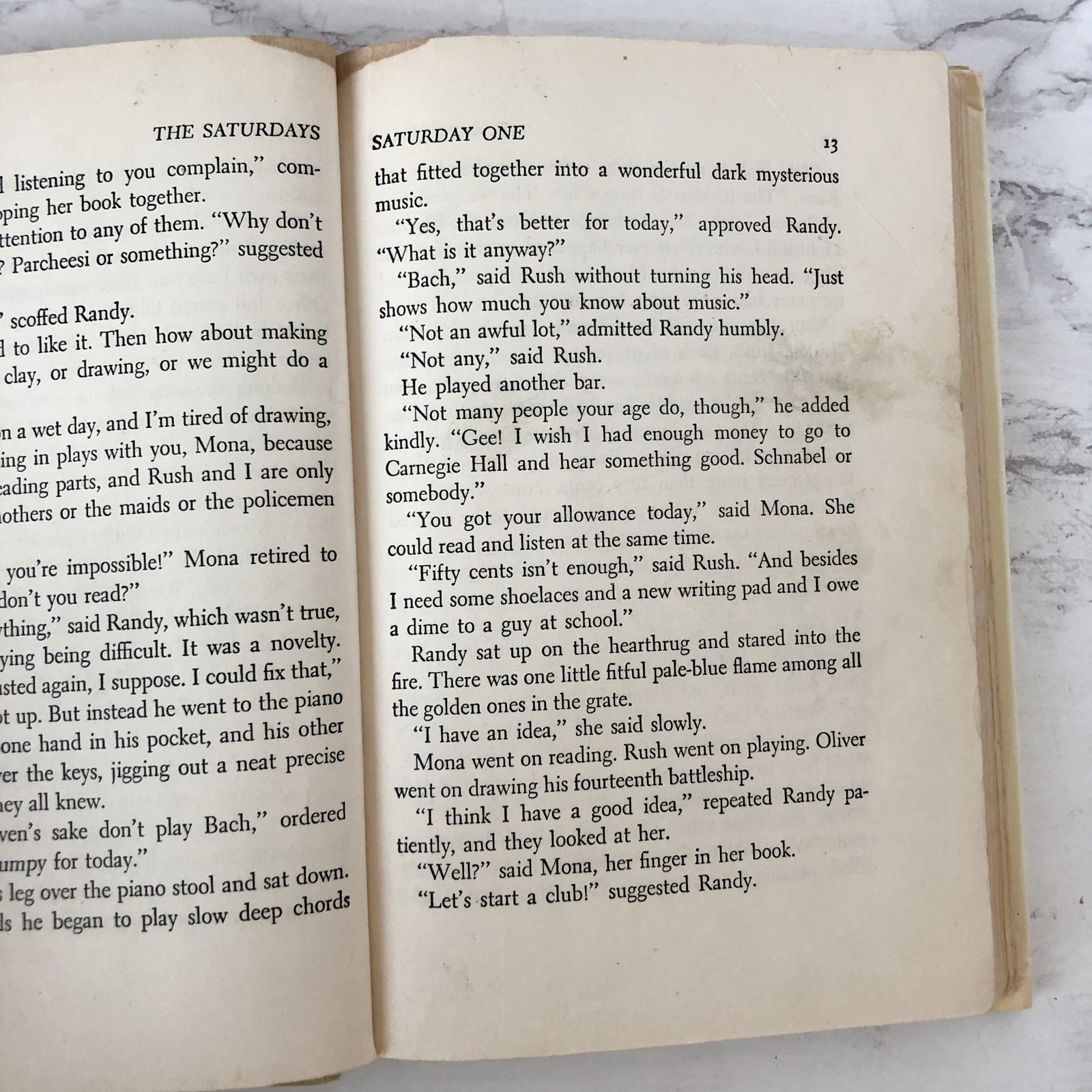 The Saturdays by Elizabeth Enright [FIRST EDITION] - Bookshop Apocalypse