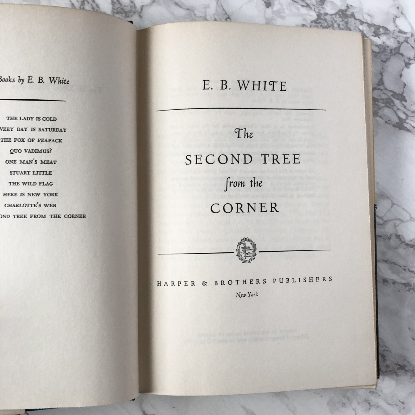 The Second Tree From the Corner by E.B. White [FIRST EDITION / 1954] - Bookshop Apocalypse