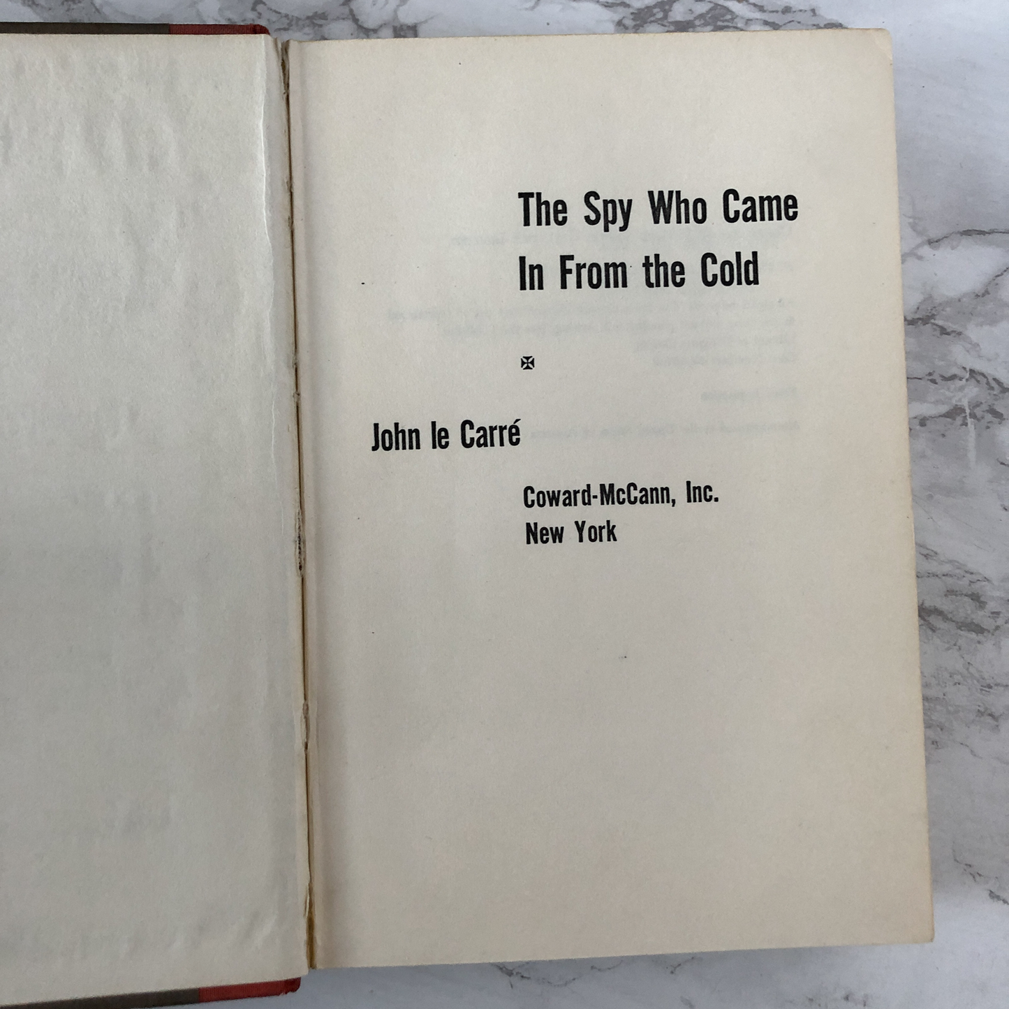 The Spy Who Came in From the Cold by John Le Carre [FIRST EDITION] - Bookshop Apocalypse