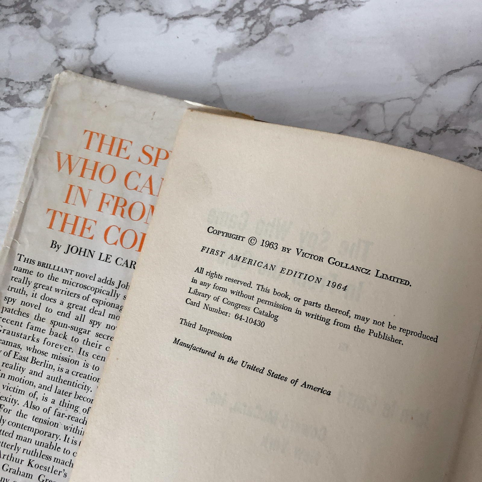 The Spy Who Came in From the Cold by John Le Carre [FIRST EDITION] - Bookshop Apocalypse
