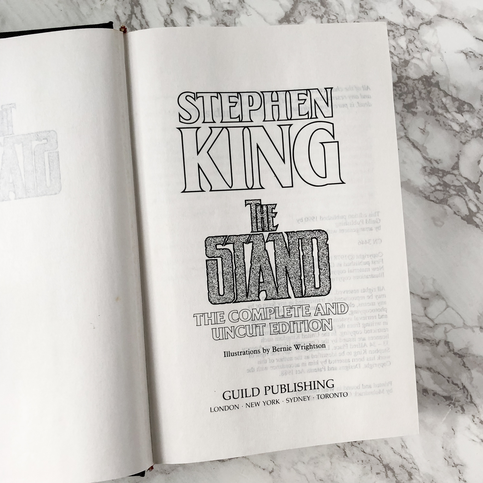 The Stand by Stephen King [UK HARDCOVER REISSUE / 1990] - Bookshop Apocalypse