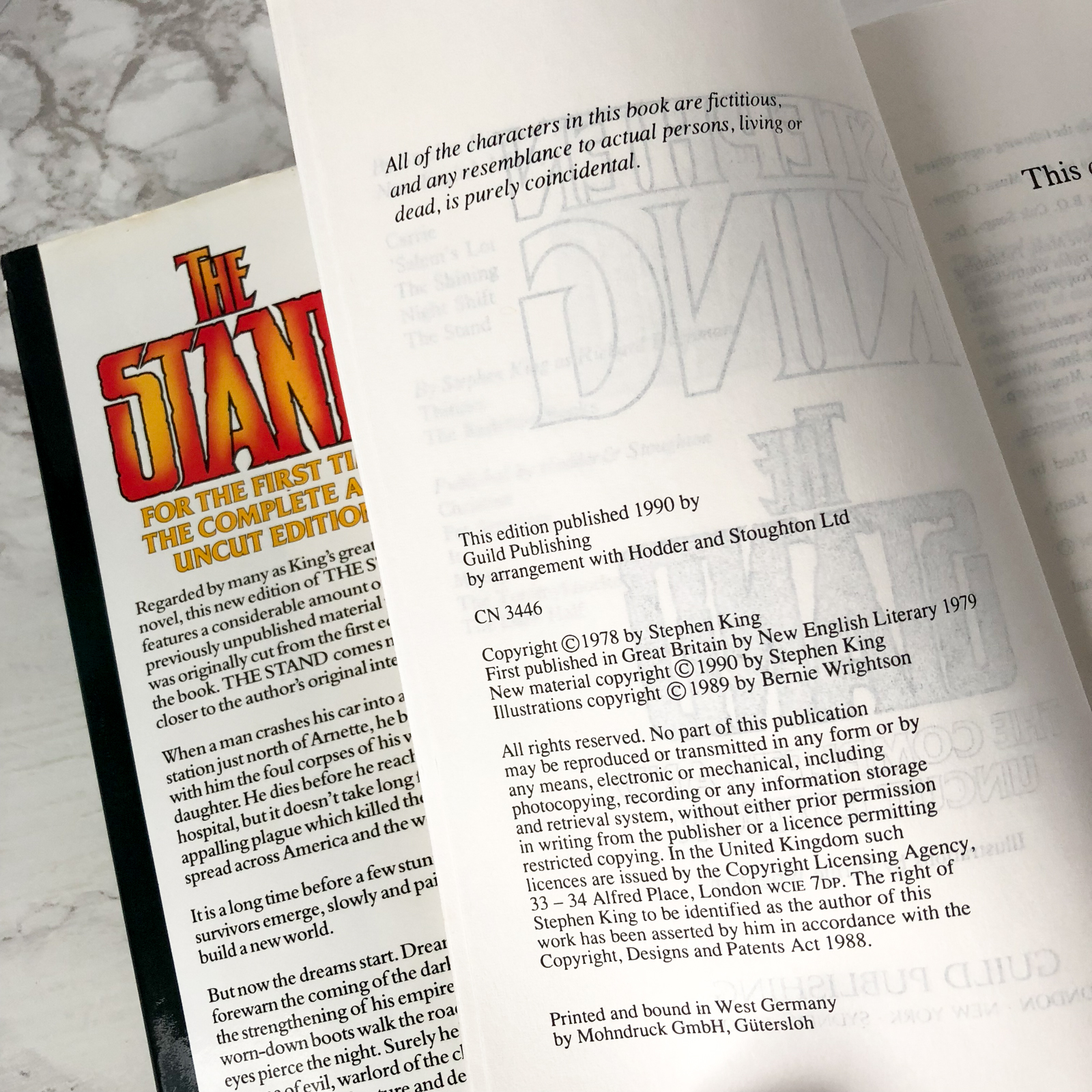 The Stand by Stephen King [UK HARDCOVER REISSUE / 1990] - Bookshop Apocalypse