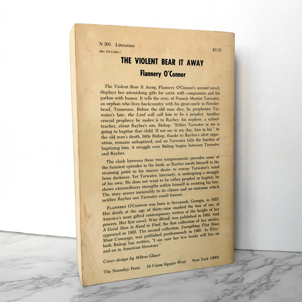 The Violent Bear it Away by Flannery O'Connor [FIRST PAPERBACK EDITION] - Bookshop Apocalypse