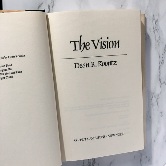 The Vision by Dean Koontz [FIRST EDITION] - Bookshop Apocalypse