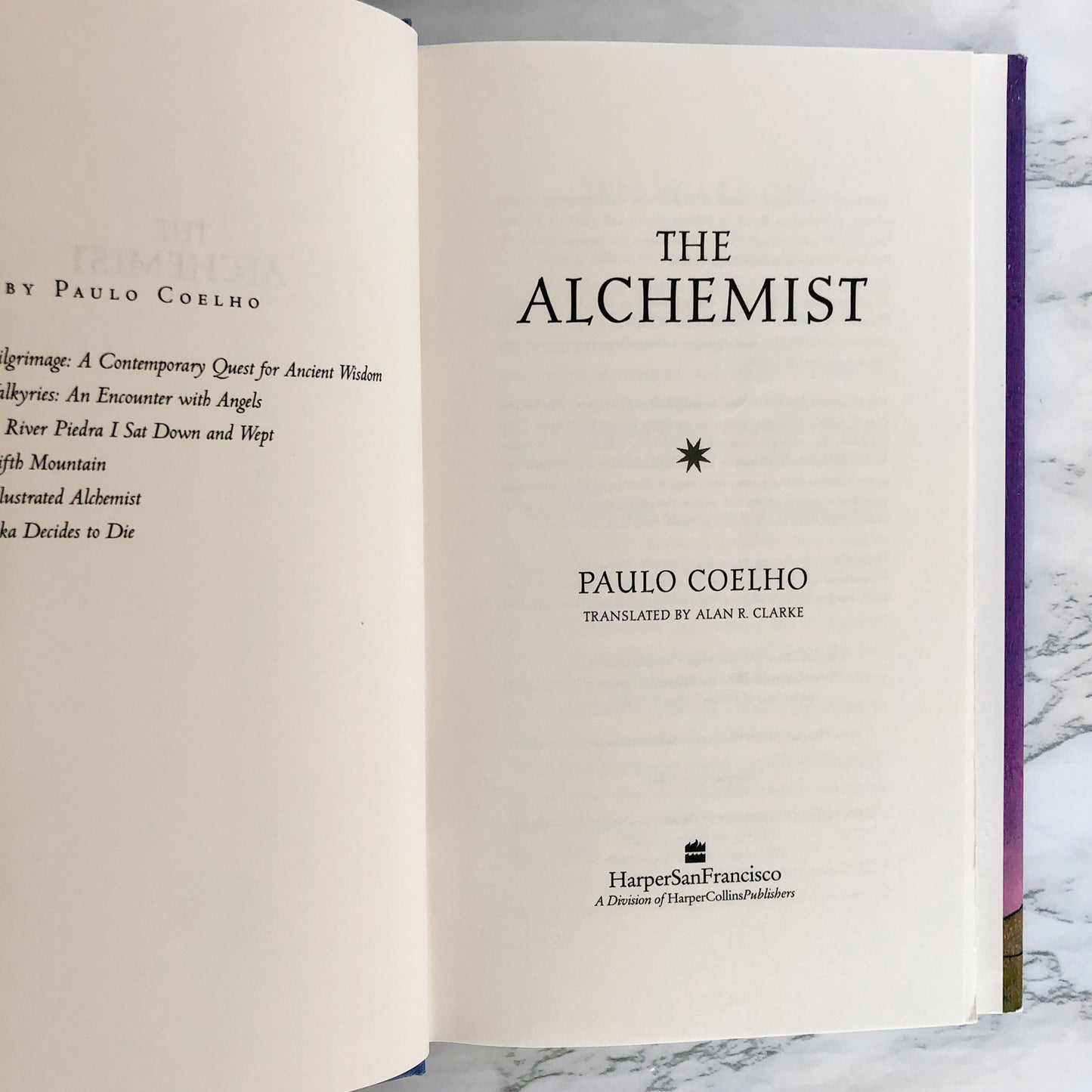 The Alchemist by Paulo Coelho [10th ANNIVERSARY HARDCOVER / 1998]
