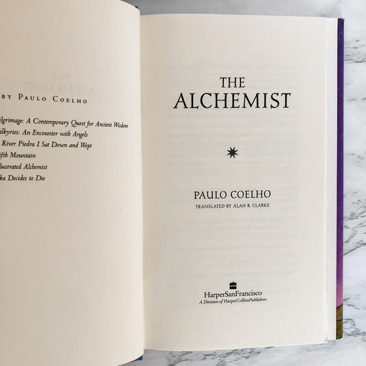 The Alchemist by Paulo Coelho [10th ANNIVERSARY HARDCOVER / 1998]