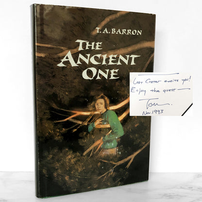 The Ancient One by T.A Barron SIGNED! [FIRST EDITION / FIRST PRINTING] 1992