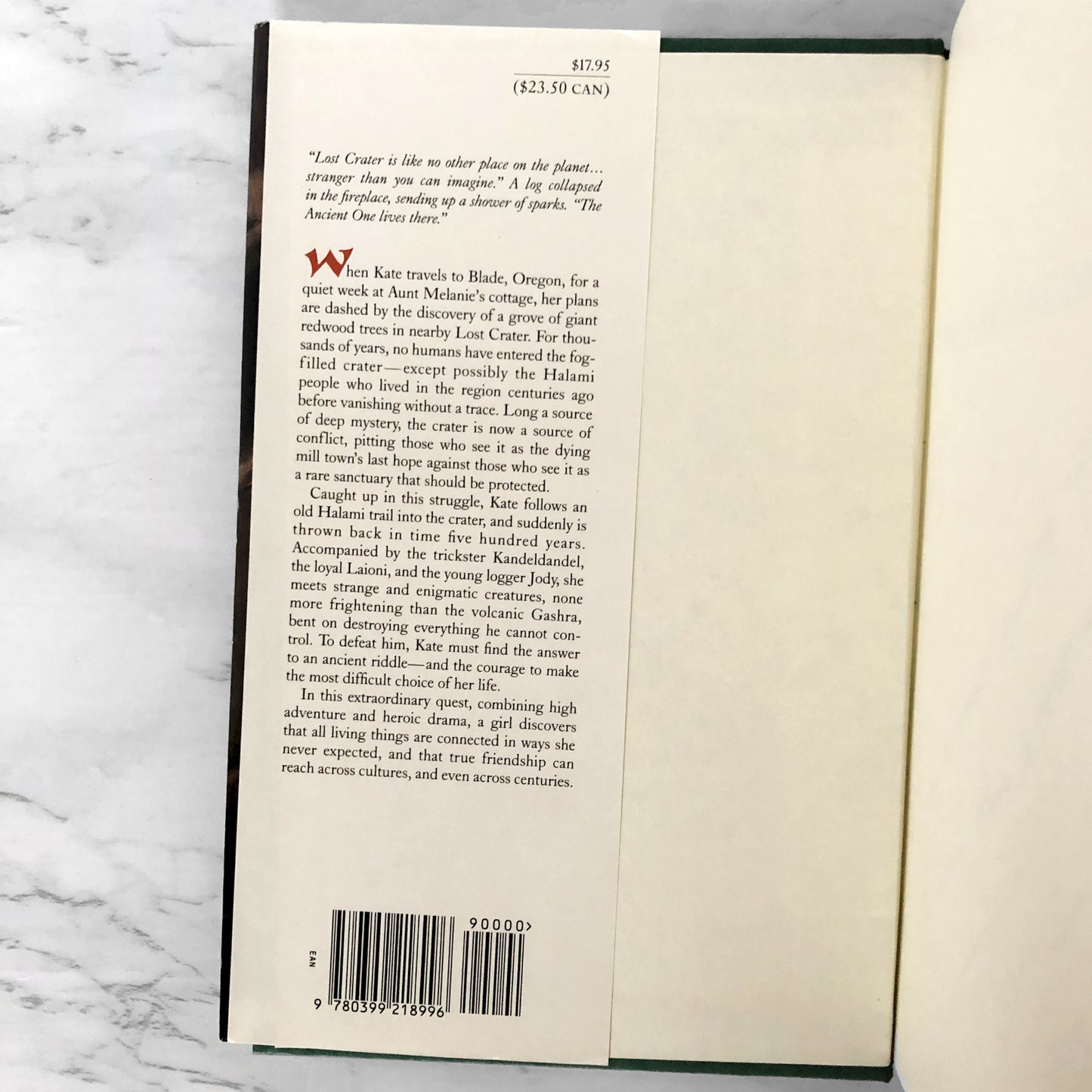 The Ancient One by T.A Barron SIGNED! [FIRST EDITION / FIRST PRINTING] 1992