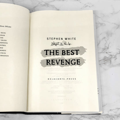 The Best Revenge by Stephen White SIGNED! [FIRST EDITION • FIRST PRINTING] 2003