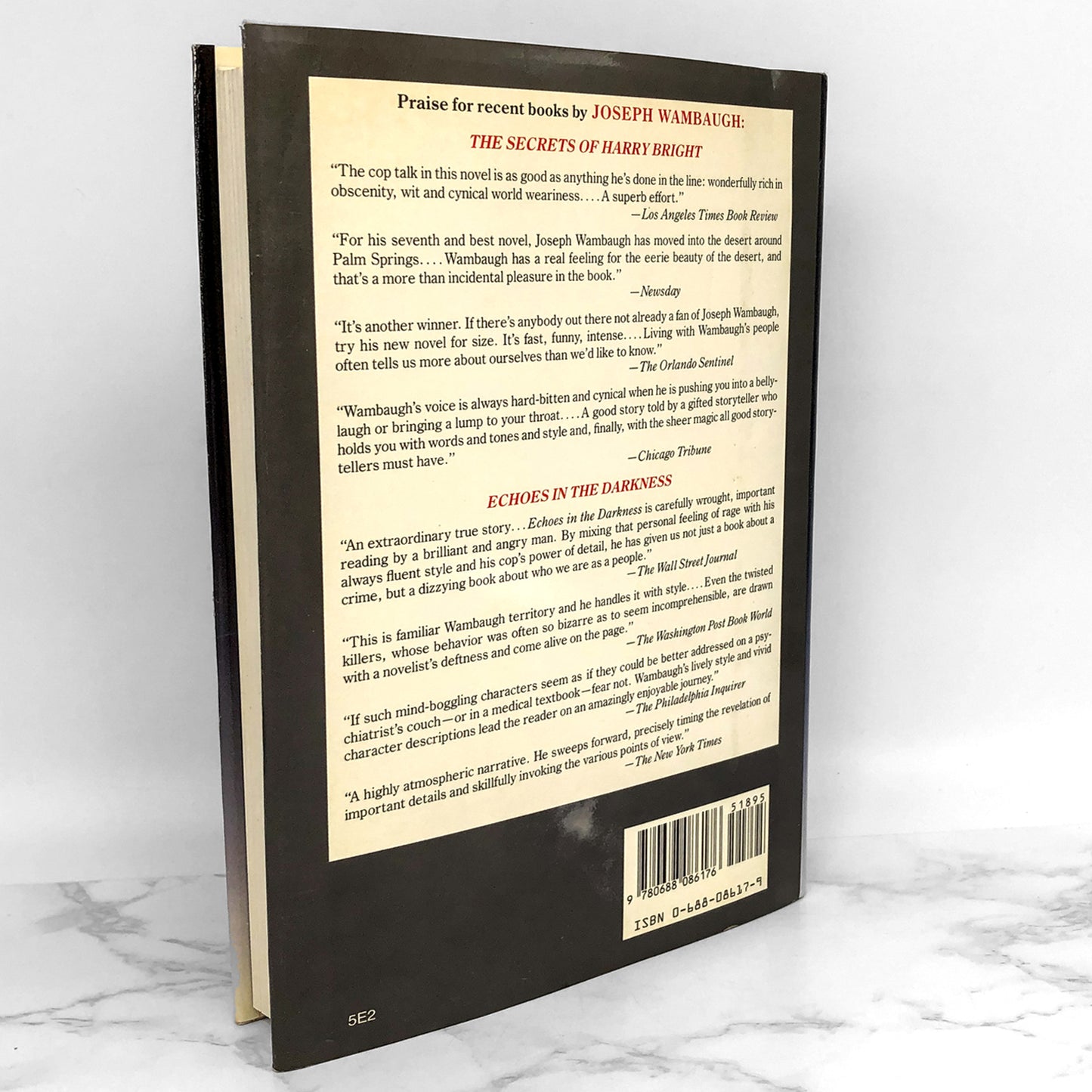 The Blooding by Joseph Wambaugh SIGNED! [FIRST EDITION • FIRST PRINTING] 1989