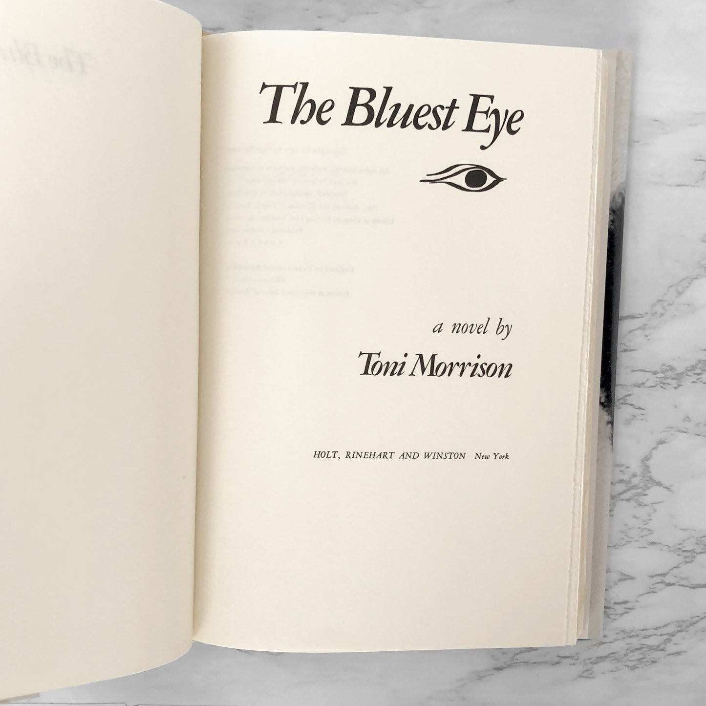 The Bluest Eye by Toni Morrison [FIRST EDITION? / THIRD PRINTING] 1970