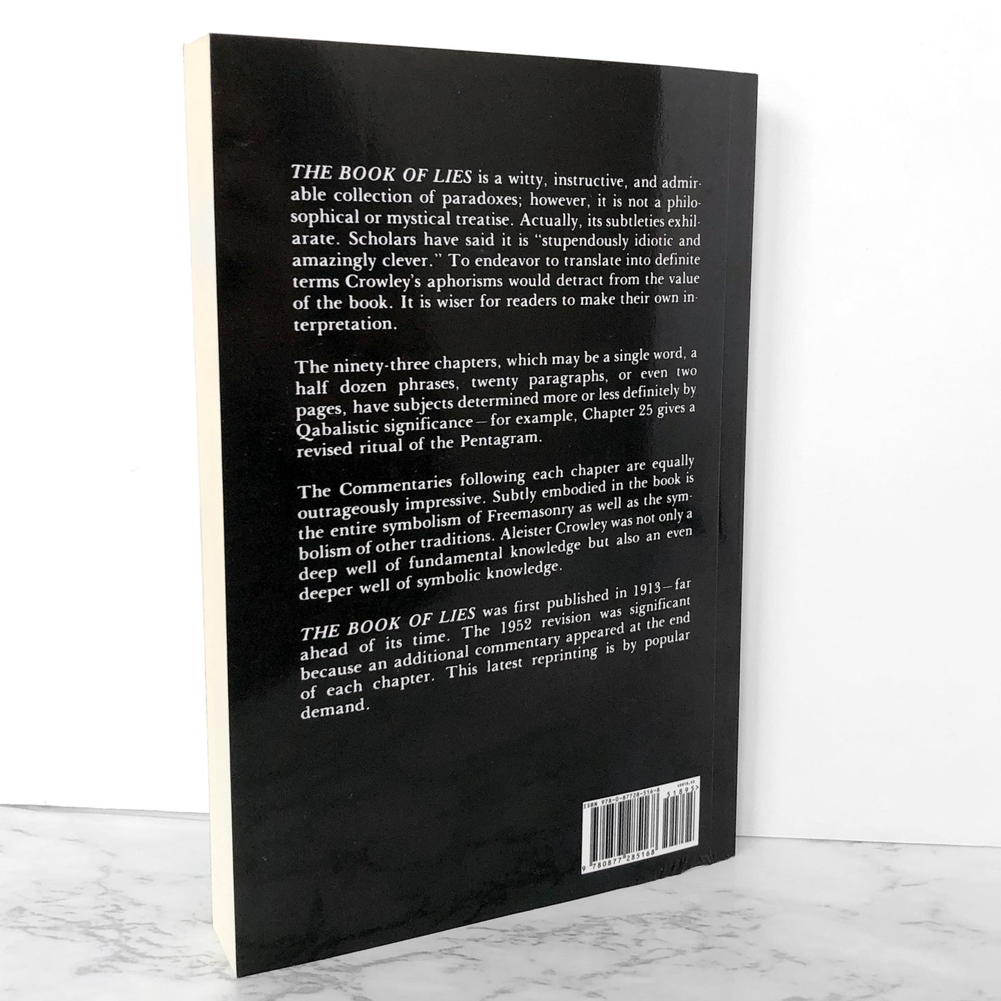 The Book of Lies by Aleister Crowley [TRADE PAPERBACK] 1981 ❧ Weiser Books