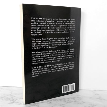 The Book of Lies by Aleister Crowley [TRADE PAPERBACK] 1981 ❧ Weiser Books