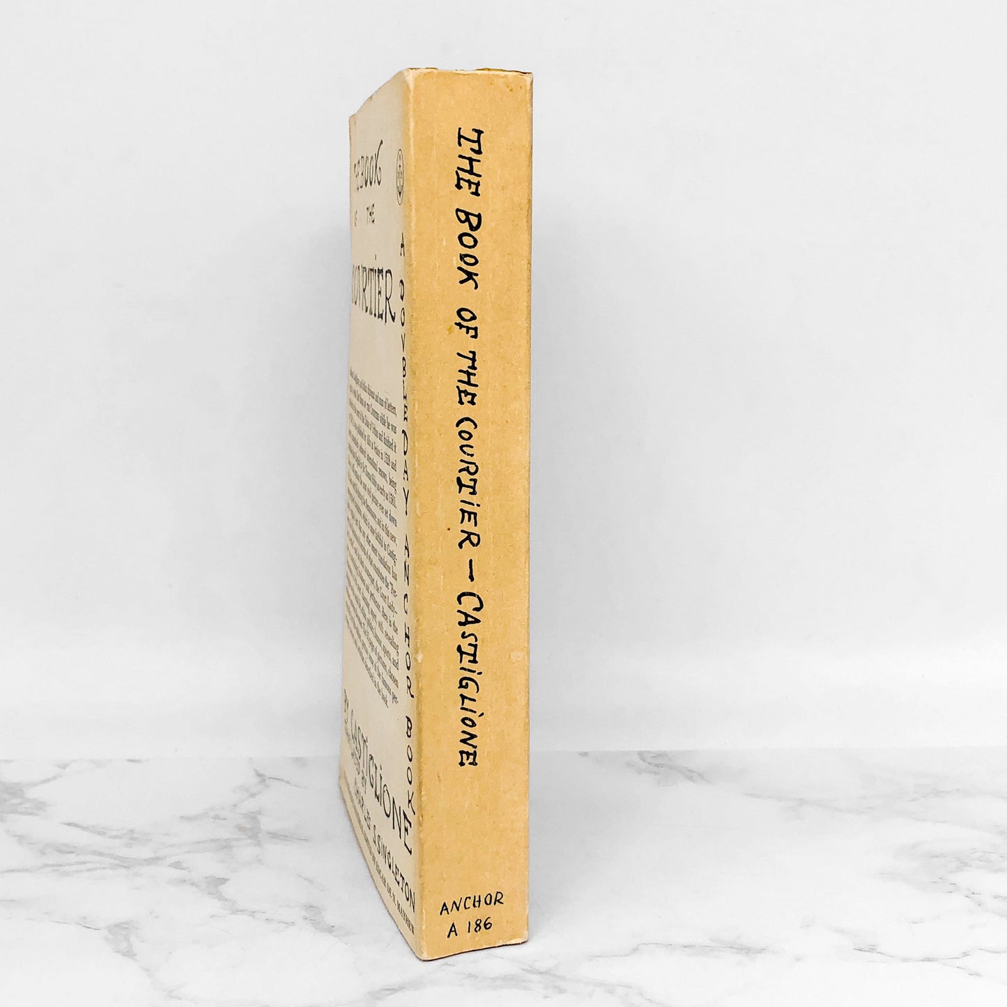 The Book of the Courtier by Baldassare Castiglione [FIRST EDITION PAPERBACK] 1959 • Anchor Books