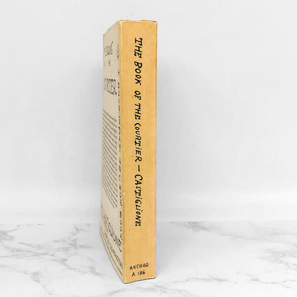The Book of the Courtier by Baldassare Castiglione [FIRST EDITION PAPERBACK] 1959 • Anchor Books
