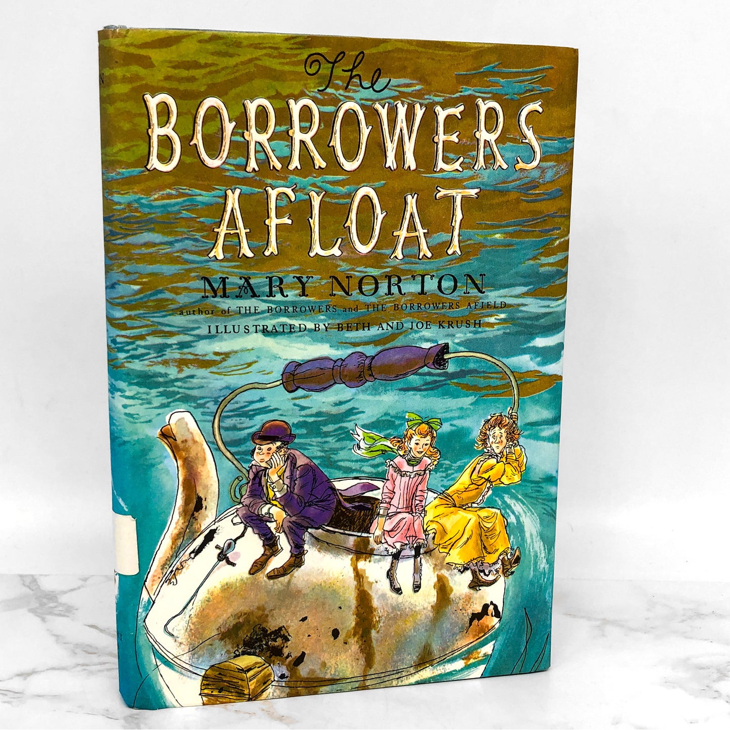 The Borrowers Afloat by Mary Norton [FIRST EDITION] 1959 • Harcourt Brace & World