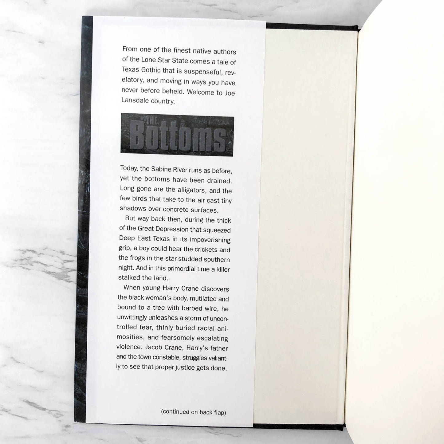 The Bottoms by Joe R. Lansdale [BOOK CLUB HARDCOVER] 2000