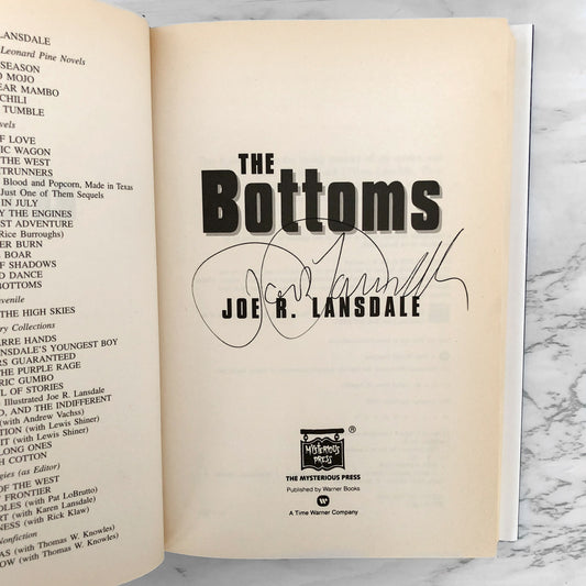 The Bottoms by Joe R. Lansdale SIGNED! [FIRST EDITION / FIRST PRINTING]