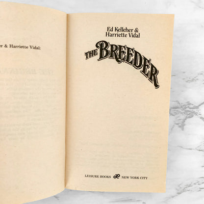 The Breeder by Ed Kelleher & Harriette Vidal [FIRST EDITION] 1987