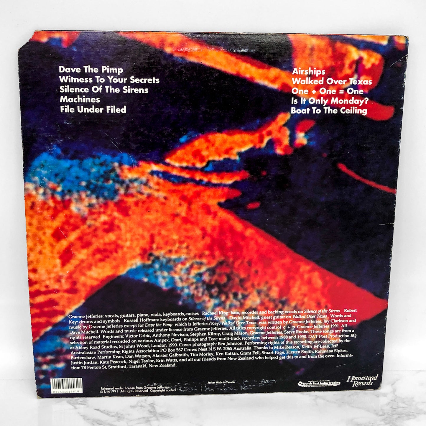 The Cakekitchen – Time Flowing Backwards [VINYL LP] 1991 • Homestead