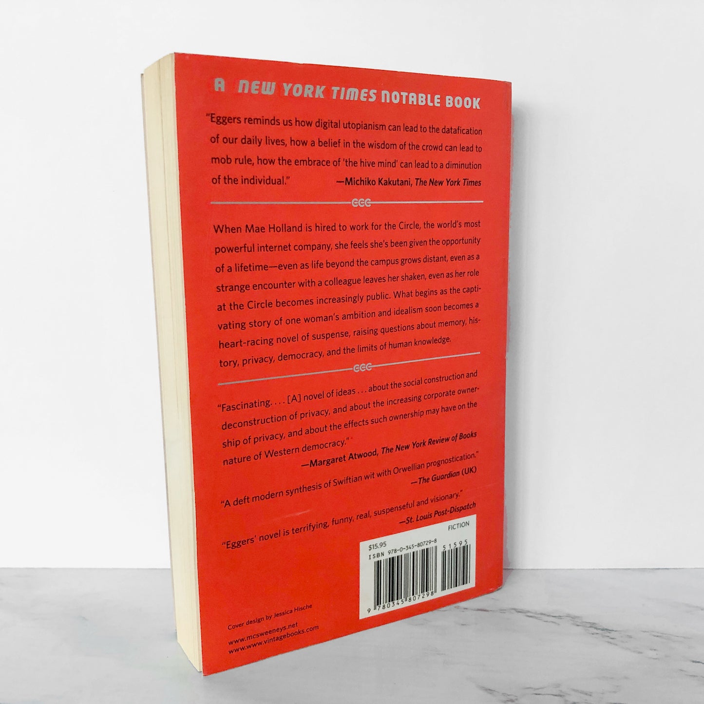 The Circle by Dave Eggers SIGNED! [FIRST TRADE PAPERBACK PRINTING] 2014 • Vintage