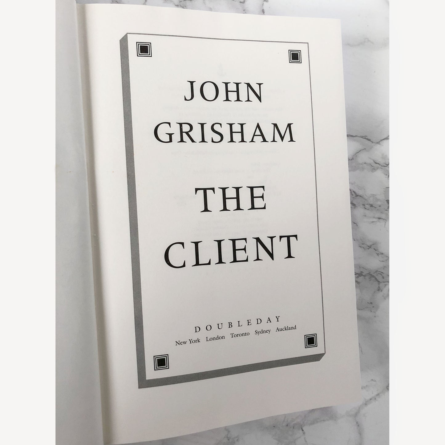 The Client by John Grisham [FIRST EDITION • FIRST PRINTING] 1993 • Doubleday