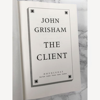 The Client by John Grisham [FIRST EDITION • FIRST PRINTING] 1993 • Doubleday