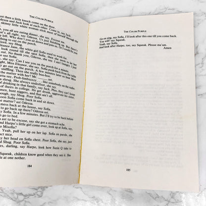 The Color Purple by Alice Walker [FIRST TRADE PAPERBACK EDITION] 1983 • Washington Square Press *Condition