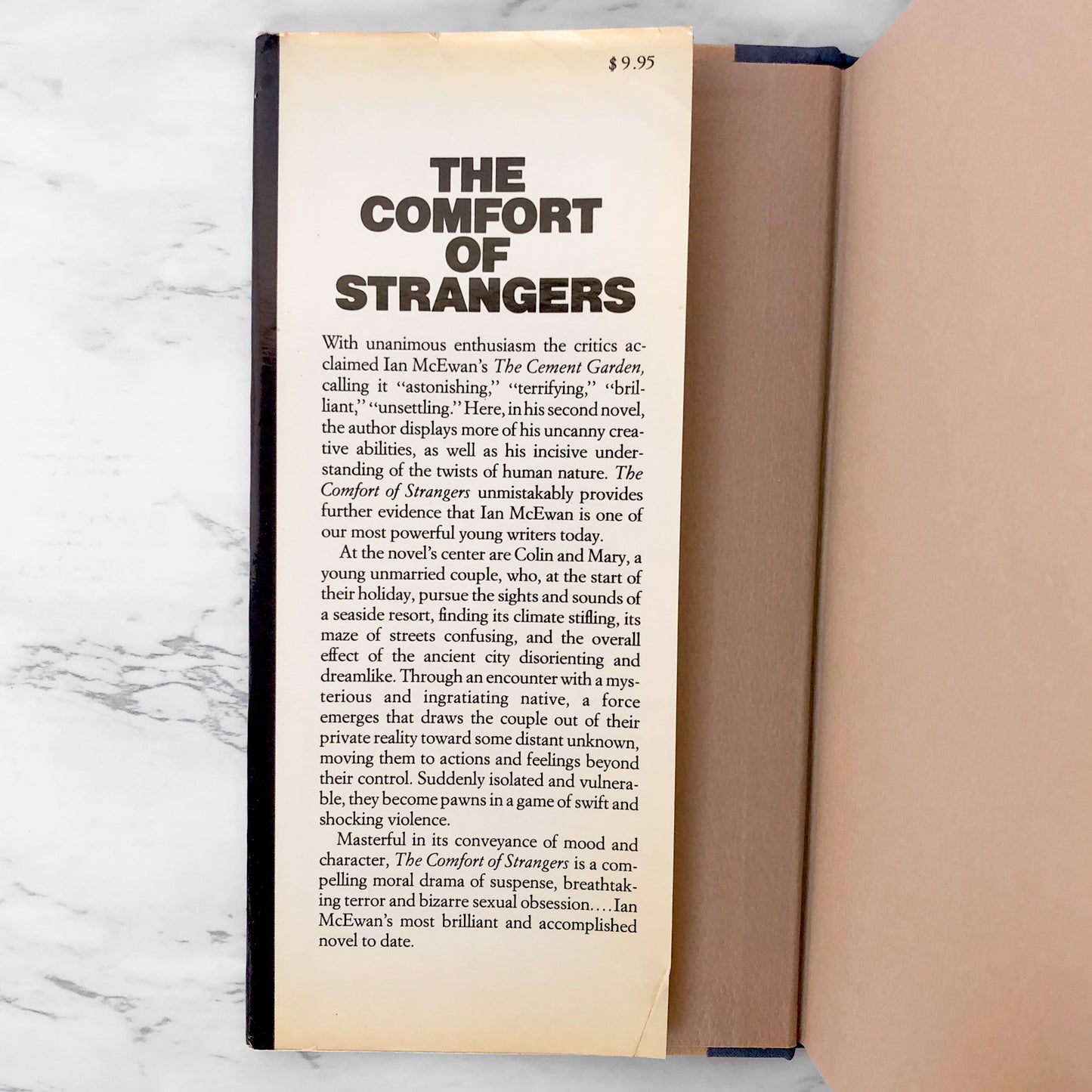 The Comfort of Strangers by Ian McEwan [FIRST EDITION / FIRST PRINTING] 1981