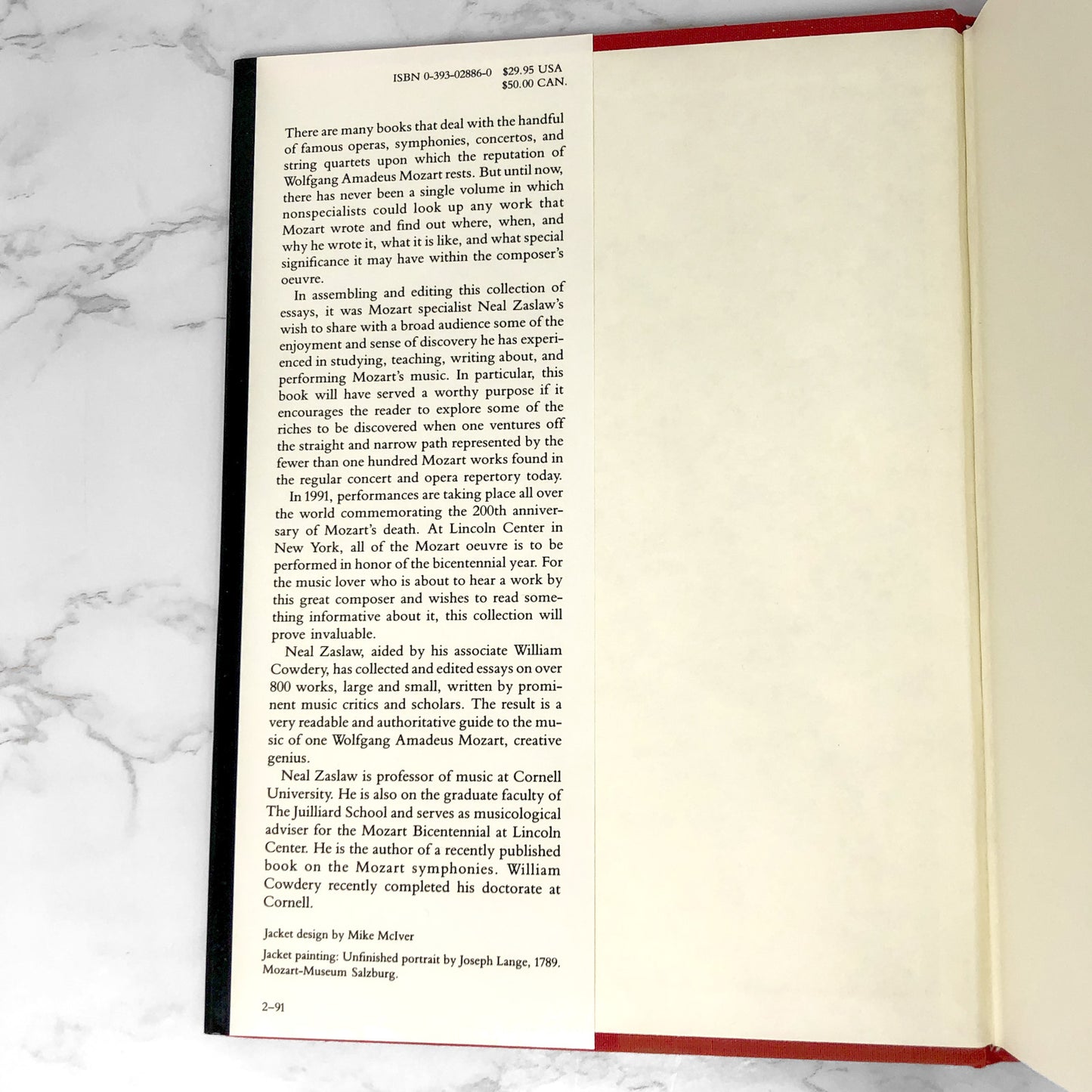 The Compleat Mozart: A Guide to the Musical Works of Wolfgang Amadeus Mozart edited by Neal Zaslaw [FIRST EDITION] 1991