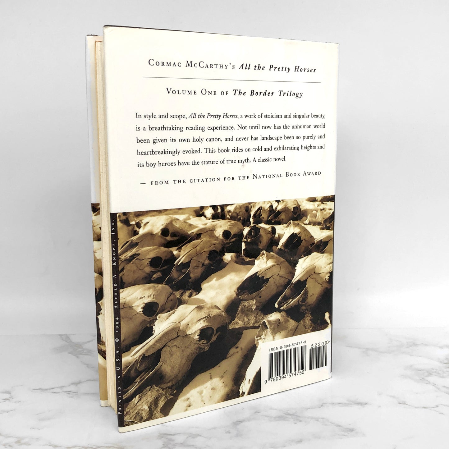 The Crossing by Cormac McCarthy [FIRST EDITION • FIRST PRINTING] 1994 • Alfred A. Knopf