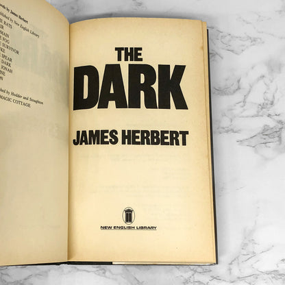 The Dark by James Herbert [U.K. FIRST EDITION] 1980