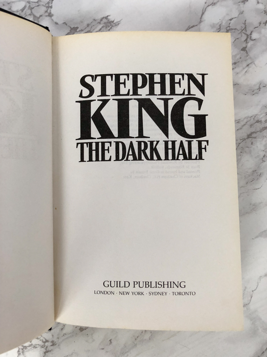 The Dark Half by Stephen King [FIRST UK BC EDITION / 1993] - Bookshop Apocalypse