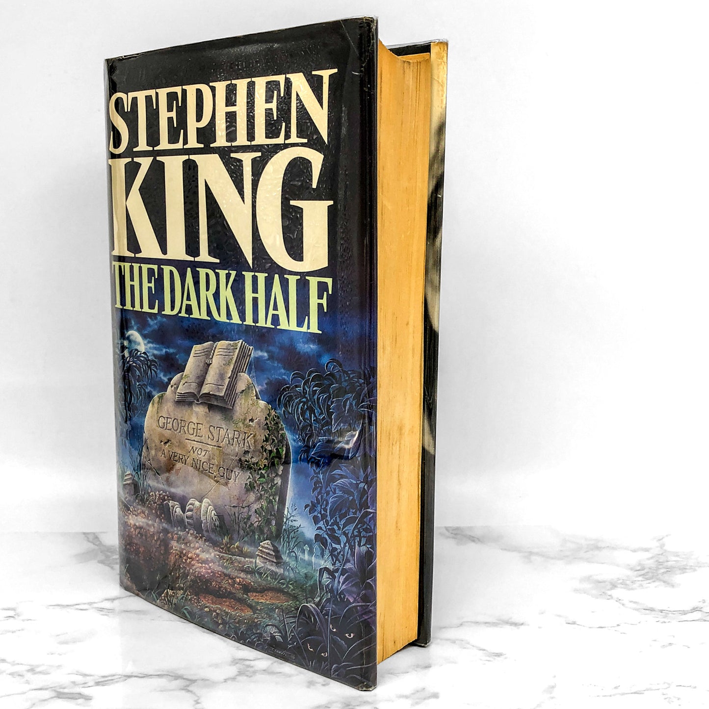 The Dark Half by Stephen King [U.K. FIRST EDITION / FIRST PRINTING] 1989