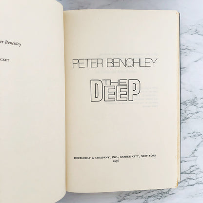 The Deep by Peter Benchley [FIRST EDITION / 1976]